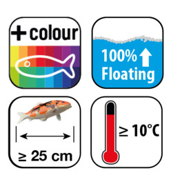 Ubbink Nourriture pour poissons Heiko Koi Colour Menu 6 mm 3 L