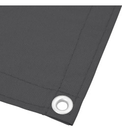 Écran de balcon anthracite 75x800 cm 100% polyester oxford