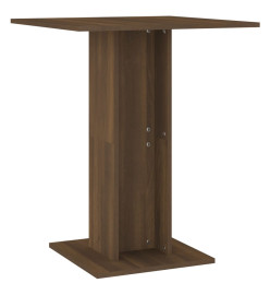 Table de bistro Chêne marron 60x60x75 cm Bois d'ingénierie