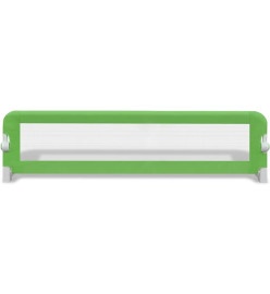 Barrière de lit de sécurité pour tout-petits 2pcs Vert 150x42cm