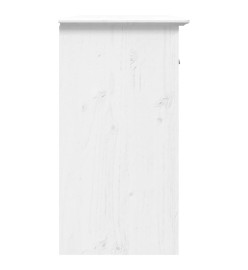 Buffet BODO blanc 115x43x79,5 cm bois massif de pin