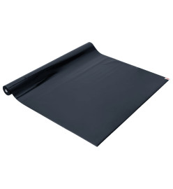Films pour fenêtre 3 pcs statique dépoli noir PVC