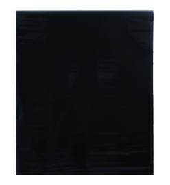 Films pour fenêtre 5 pcs statique dépoli noir PVC