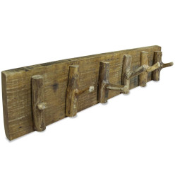 Porte-manteau Bois de récupération massif 60 x 15 cm