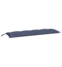 Coussin de banc de jardin bleu marine 150x50x7 cm tissu oxford