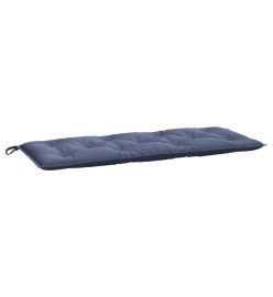 Coussin de banc de jardin bleu marine 120x50x7 cm tissu oxford