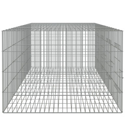 Cage à lapin 4 panneaux 217x79x54 cm Fer galvanisé