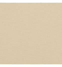 Coussins de chaise à dossier bas lot de 6 beige tissu oxford