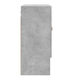 Armoire murale gris béton 60x31x70 cm bois d'ingénierie