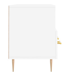 Meuble TV blanc 102x36x50 cm bois d'ingénierie