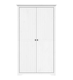 Garde-robe BODO blanc 101x52x176,5 cm bois massif de pin