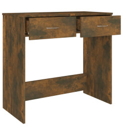 Bureau Chêne fumé 80x40x75 cm Bois d'ingénierie