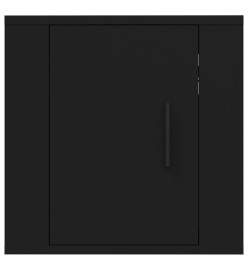 Meubles TV muraux 2 pcs Noir 40x34,5x40 cm