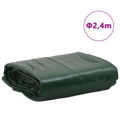 Bâche vert Ø 2,4 m 650 g/m²