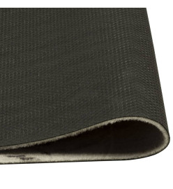 Tapis de cuisine lavable imprimé café marron 45x150 cm velours