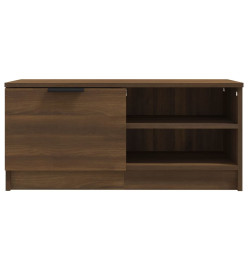 Meubles TV 2 pcs Chêne marron 80x35x36,5 cm Bois d'ingénierie