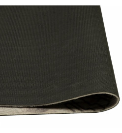 Tapis de cuisine lavable imprimé café gris 60x180 cm velours