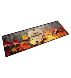 Tapis de cuisine lavable impression d'automne 60x180 cm velours