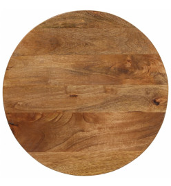 Dessus de table Ø 40x3,8 cm rond bois de manguier massif