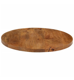 Dessus de table Ø 40x3,8 cm rond bois de manguier massif