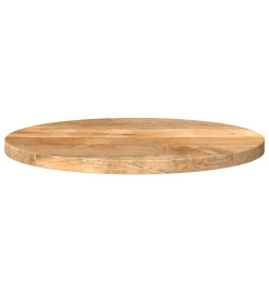 Dessus de table Ø 40x3,8 cm rond bois de manguier massif