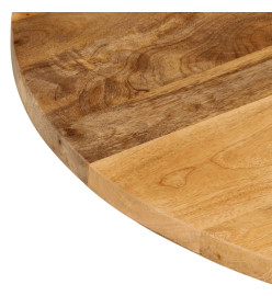 Dessus de table Ø 40x3,8 cm rond bois de manguier massif