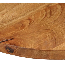 Dessus de table Ø 80x2,5 cm rond bois de manguier massif