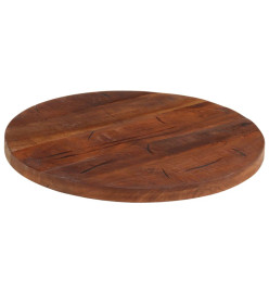 Dessus de table Ø 60x2,5 cm rond bois massif de récupération