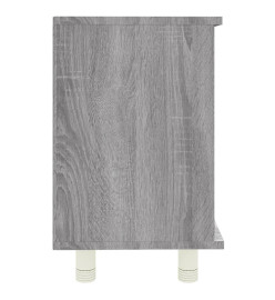 Armoire de bain Sonoma gris 60x32x53,5 cm Bois d'ingénierie