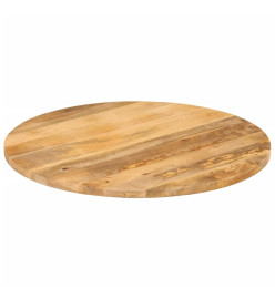 Dessus de table Ø 70x2,5 cm rond bois de manguier massif