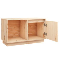 Meuble TV 74x35x44 cm Bois de pin massif