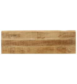 Banc avec bord vivant 105 cm bois de manguier massif