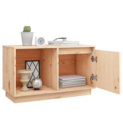 Meuble TV 74x35x44 cm Bois de pin massif