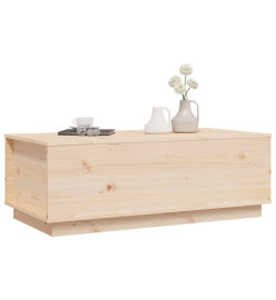 Table basse 100x50x35 cm Bois massif de pin