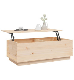 Table basse 100x50x35 cm Bois massif de pin