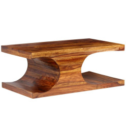 Table basse Bois massif de Sesham 90 x 50 x 35 cm