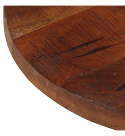 Dessus de table Ø 50x3,8 cm rond bois massif de récupération