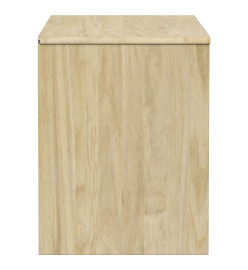 Meuble TV SAUDA chêne 99x43x55 cm bois de pin massif