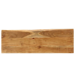 Banc avec bord vivant 105 cm bois d'acacia massif