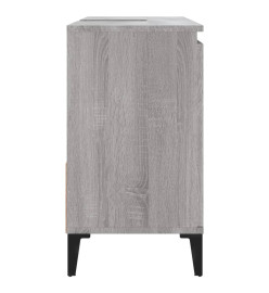 Armoire de bain sonoma gris 65x33x60 cm bois d'ingénierie