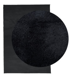 Tapis OVIEDO à poils courts noir 120x170 cm