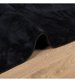 Tapis OVIEDO à poils courts noir 120x170 cm