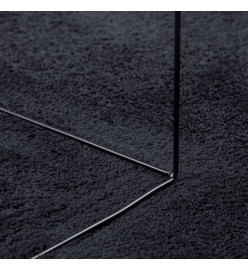 Tapis OVIEDO à poils courts noir 140x200 cm