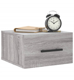 Tables de chevet murales 2 pcs sonoma gris 35x35x20 cm