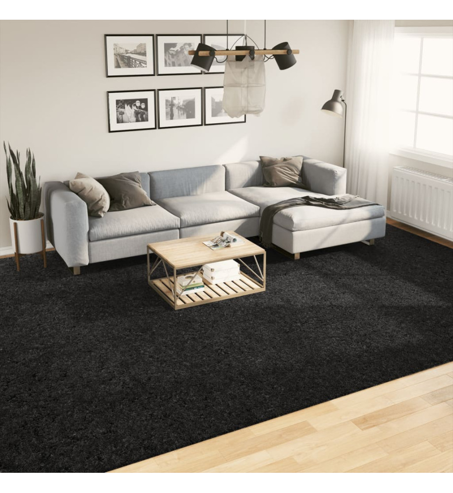 Tapis OVIEDO à poils courts noir 300x400 cm Tapis OVIEDO à poils courts noir 300x400 cm