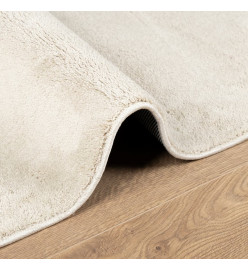 Tapis OVIEDO à poils courts beige 240x240 cm