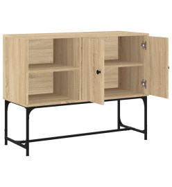 Buffet chêne sonoma 100x40x79,5 cm bois d'ingénierie