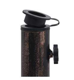 Socle de parasol Bronze 12 kg 49 cm Fonte
