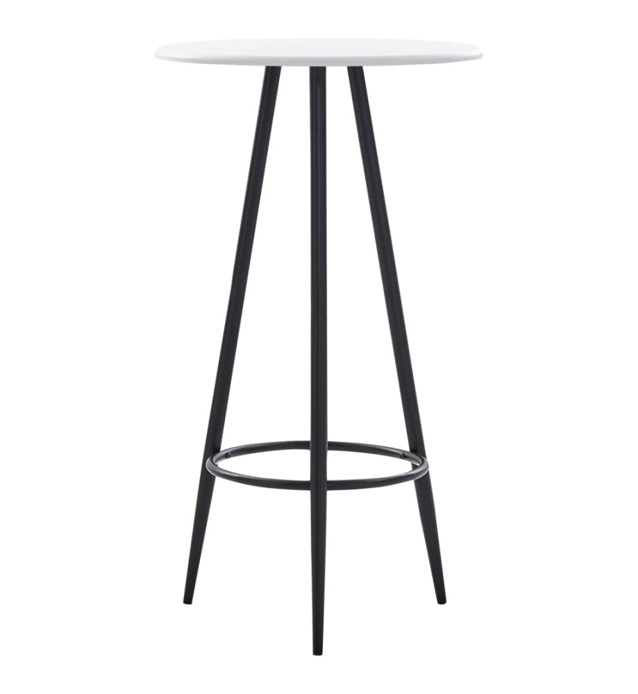 Table de bar Blanc 60 x 107,5 cm MDF