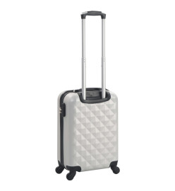 Valise rigide Argenté brillant ABS